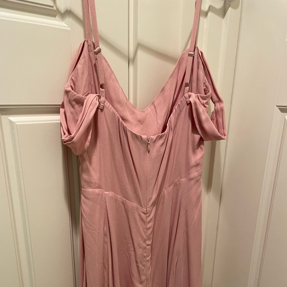NWOT Reformation Poppy blush bridesmaid dress / gown - Picture 6 of 7